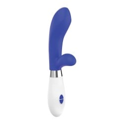 Shots Luminous Achilles Silicone 10 Speed Rabbit Vibrator - Royal Blue