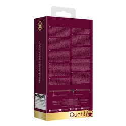 Shots Ouch Halo Breathable Ball Gag - Burgundy