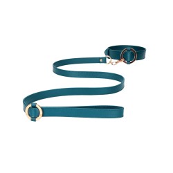 Shots Ouch Halo Collar w/Leash - Green
