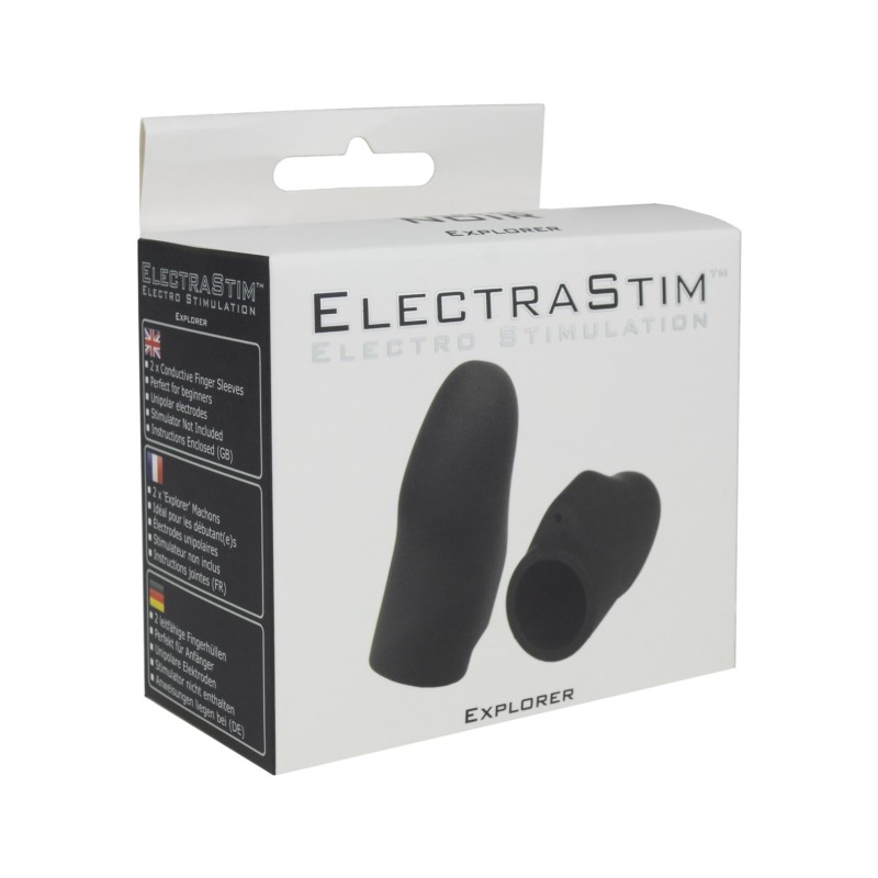 Electrastim Explorer Electro Finger Sleeves - Black Electrastim Explorer Electro Finger Sleeves - Black