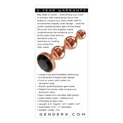 Gender X Gold Digger Large - Rose Gold/Black