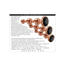 Gender X Gold Digger Set - Rose Gold/Black