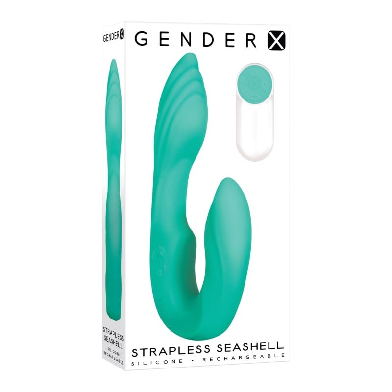 Gender X Strapless Seashell - Teal Gender X Strapless Seashell - Teal