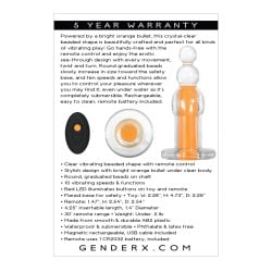 Gender X Orange Dream - Clear/Orange