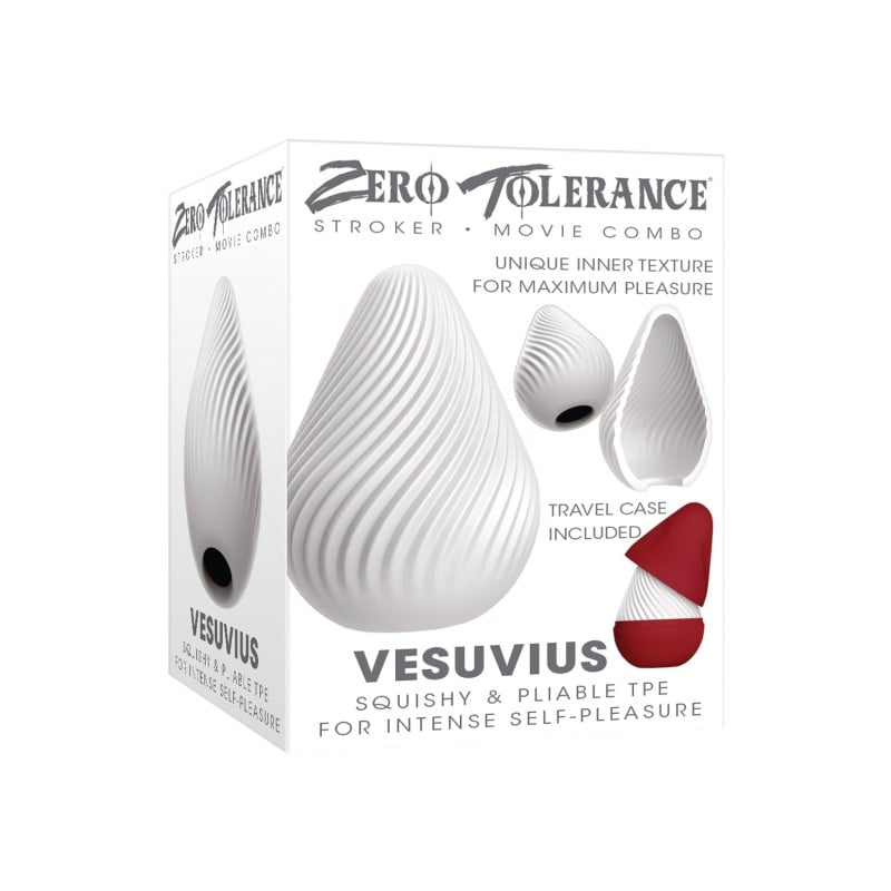 Zero Tolerance Vesuvias Stroker - White Zero Tolerance Vesuvias Stroker - White