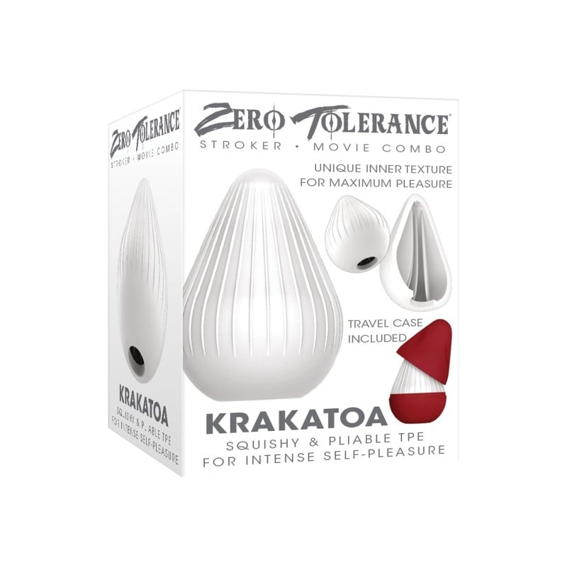 Zero Tolerance Krakatoa Stroker - White Zero Tolerance Krakatoa Stroker - White