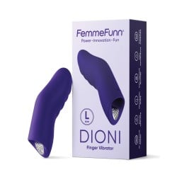Femme Funn Dioni Wearable Finger Vibe - Large Dark Purple