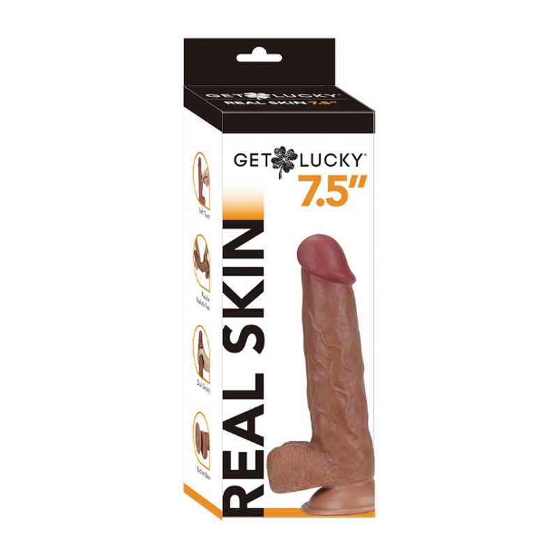 Get Lucky 7.5" Real Skin Series - Light Brown Get Lucky 7.5" Real Skin Series - Light Brown
