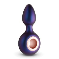 Hueman Deep Space Vibrating Anal Plug - Purple