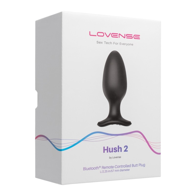 Lovense Hush 2 2.25" Butt Plug - Black Lovense Hush 2 2.25" Butt Plug - Black