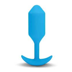 b-Vibe Vibrating Snug Plug - Blue Large
