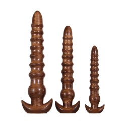 Evolved Twisted Love 3 pc Plug Set - Gold