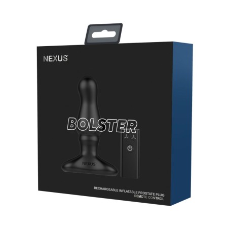 Nexus Bolster Butt Plug w/Inflatable Tip - Black