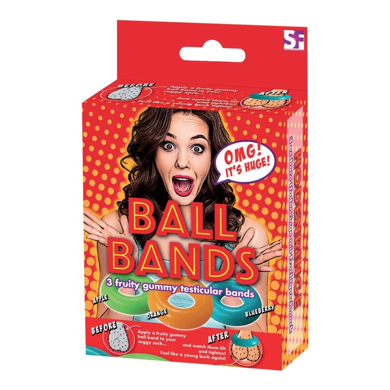 Gummy Ball Bands - 3 Pack Asst. Colors/Flavors Gummy Ball Bands - 3 Pack Asst. Colors/Flavors