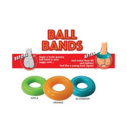 Gummy Ball Bands - 3 Pack Asst. Colors/Flavors