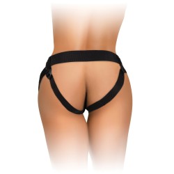 King Cock Elite Beginner's Body Dock Strap On Harness - Black