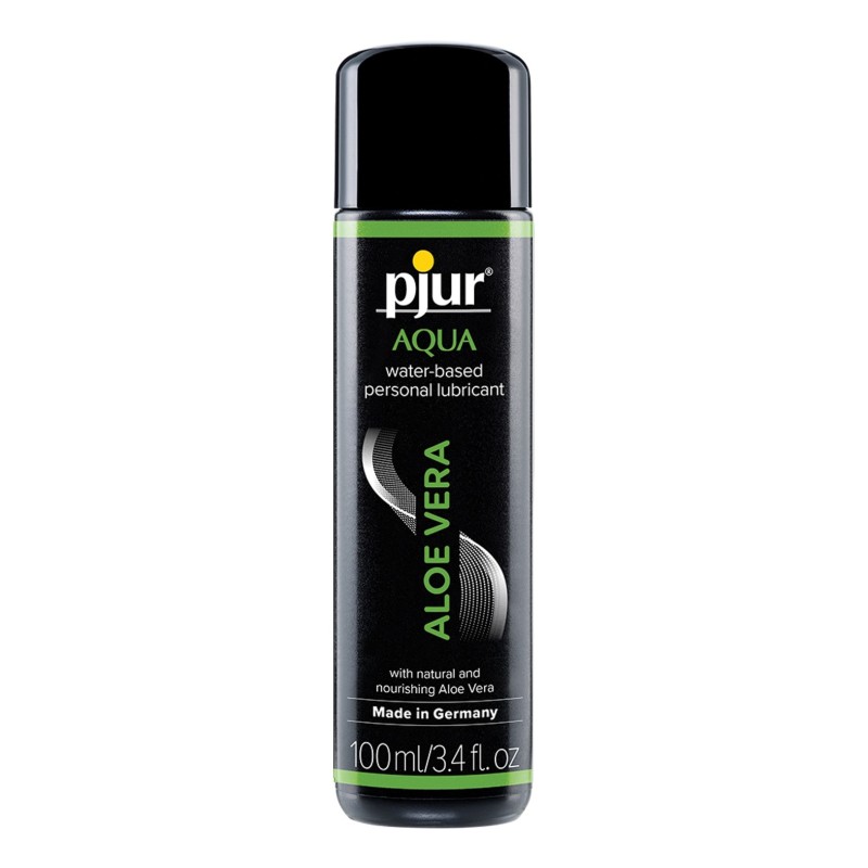 Pjur Aqua Aloe Vera Water Based Personal Lubricant - 100 ml Bottle Pjur Aqua Aloe Vera Water Based Personal Lubricant - 100 ml Bottle