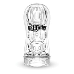 Blush M for Men Soft and Wet Magnifier Stroker - Clear