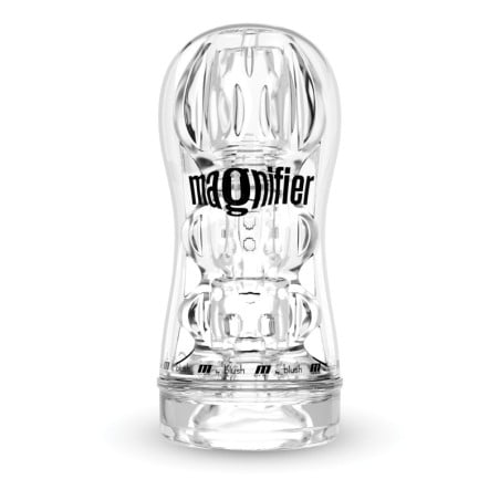 Blush M for Men Soft and Wet Magnifier Stroker - Clear