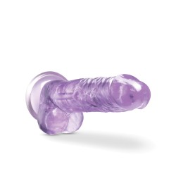 Blush Naturally Yours 7" Crystalline Dildo - Amethyst