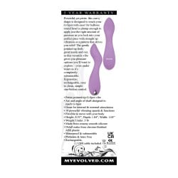Evolved Lilac G Petite G Spot Vibe - Purple