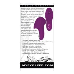 Evolved Sucker For You Finger Vibe - Purple