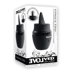 Evolved Tongue Tied Flicking Massager - Black