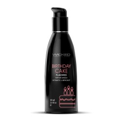 Wicked Sensual Care Water Based Lubricant - 2 oz Birthday Cake