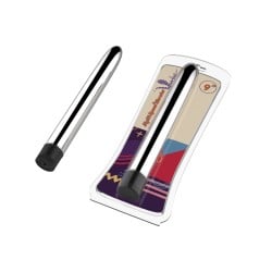 Voodoo 9" Multi Speed Vibrator - Silver