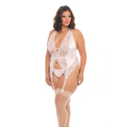 Noah Soft Cup Merrywidow w/Garter Straps & G-String Peach Whip 1X/2X