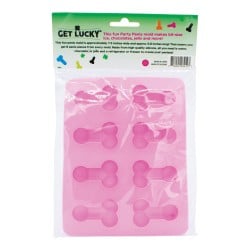 Get Lucky Penis Party Chocolate / Ice Tray - Pink