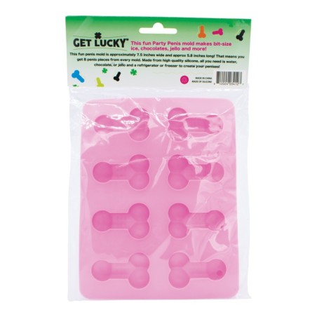 Get Lucky Penis Party Chocolate / Ice Tray - Pink