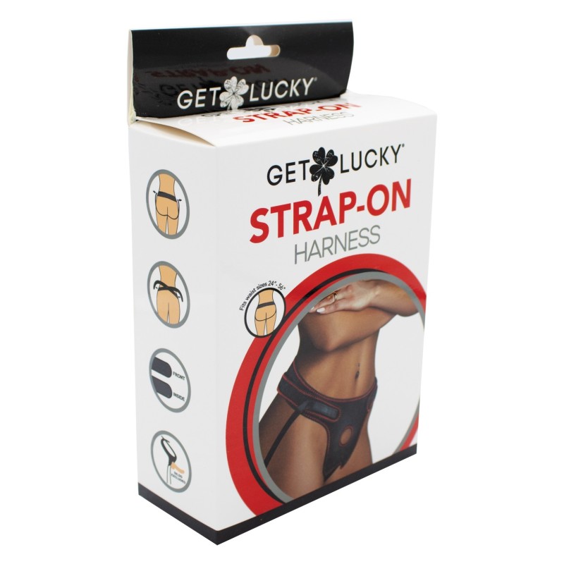 Get Lucky Strap On Harness - Black Get Lucky Strap On Harness - Black