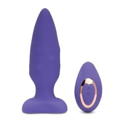 Nu Sensuelle Andii Vertical Roller Motion Butt Plug - Ultra Violet