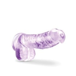 Blush Naturally Yours 6" Crystalline Dildo - Amethyst