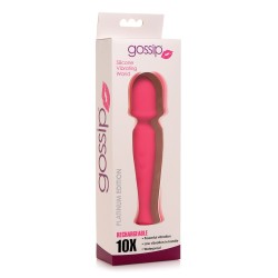 Curve Novelties Gossip Silicone Vibrating Wand 10x - Magenta