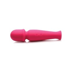 Curve Novelties Gossip Silicone Vibrating Wand 10x - Magenta