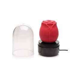 Inmi Bloomgasm Wild Rose 10X Stimulator w/Case - Red