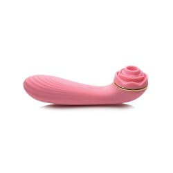Inmi Bloomgasm Passion Petals 10X Silicone Suction Rose Vibrator - Pink