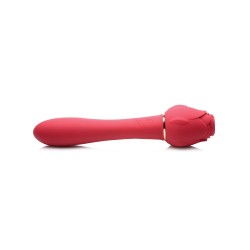 Inmi Bloomgasm Sweet Heart Rose 5X Suction Rose & 10X Vibrator - Red
