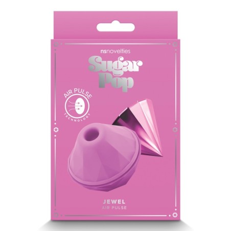 Sugar Pop Jewel Air Pulse Vibrator - Pink