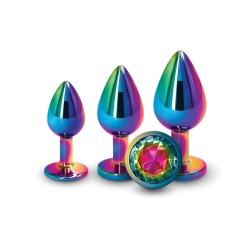 Rear Assets Rainbow Gem Anal Trainer Kit - Multi Color