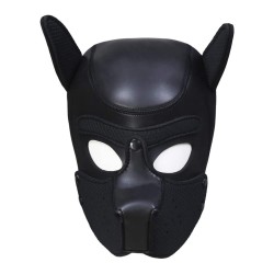 Shots Ouch Puppy Play Puppy Hood - Black