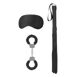 Shots Ouch Black & White Introductory Bondage Kit No.1 - Black