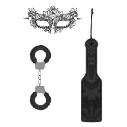 Shots Ouch Black & White Introductory Bondage Kit No.3 - Black
