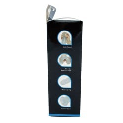 Get Lucky 8.5" Glow in the Dark Periwinkle Peen Dildo