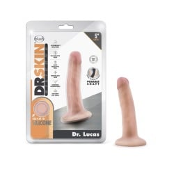 Blush Dr. Skin Silicone Dr. Lucas 5.5" Dildo - Vanilla