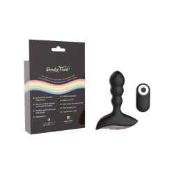 Gender Fluid Shake Anal Vibe w/Remote - Black