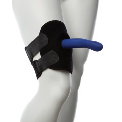 Gender Fluid Thigh Rider Strap On Harness - XL-XXXL Black