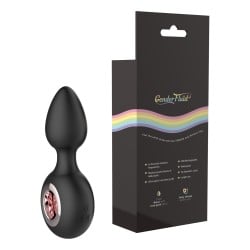 Gender Fluid Tremor Ring Plug Anal Vibe - Black